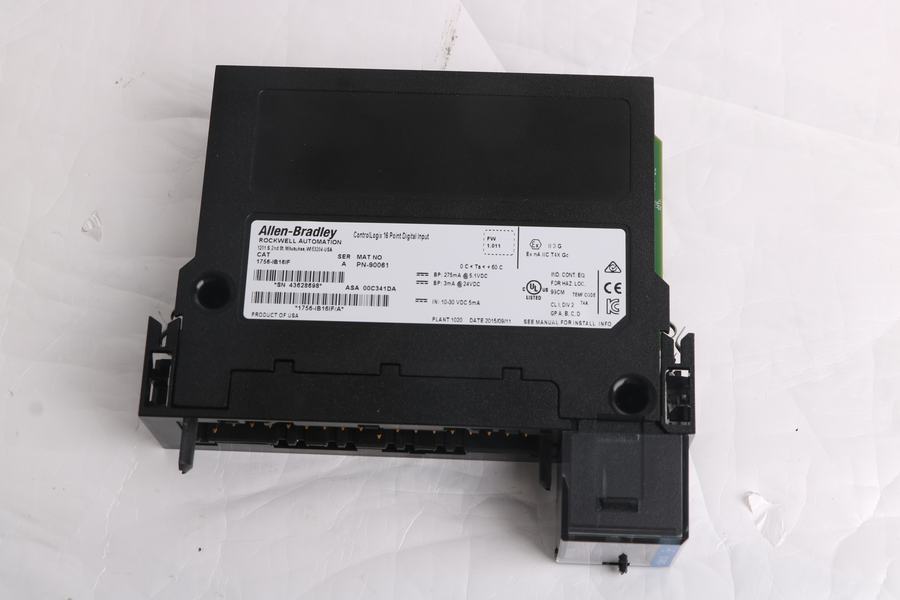 Actual Allen-Bradley 1756-IB16IF module photographed for model and label verification
