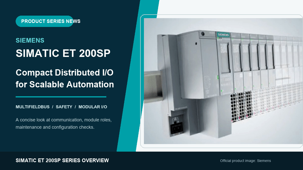 Siemens SIMATIC ET 200SP MultiFieldbus distributed I/O news poster