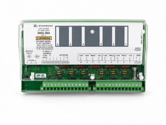 Woodward 9905-969 LINKnet analog input module and terminals