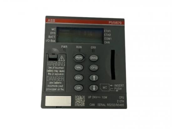 ABB PM5670-2ETH AC500 V3 CPU