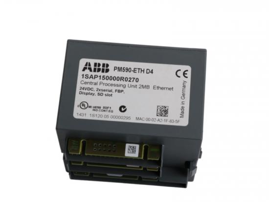 ABB PM590-ETH AC500 PLC CPU