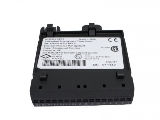 Emerson KJ3222X1-EA1 DeltaV Redundant AI Termination Assembly