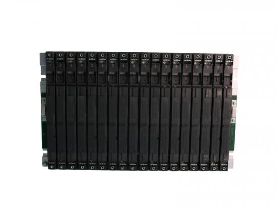 Siemens 6ES7400-2JA10-0AA1 dual-section automation rack