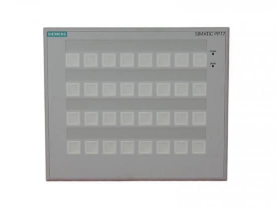 Siemens 6AV3688-3ED13-0AX0 PP17-II industrial push-button operator panel