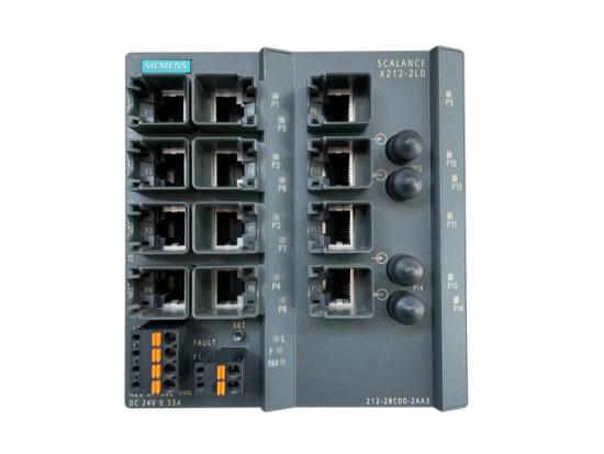 Siemens 6GK5212-2BC00-2AA3 SCALANCE X212-2LD Network Switch