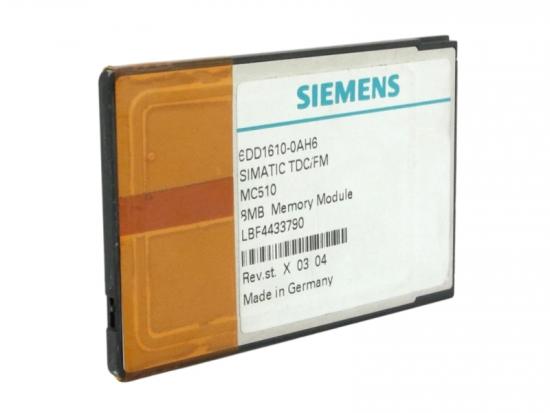Siemens 6DD1610-0AH6 8 MB Program Memory for CPU550 and CPU551