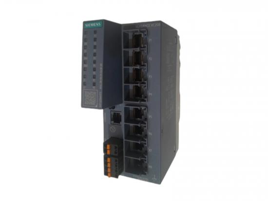 Siemens 6GK5208-0BA00-2AC2 Eight-Port Managed Layer 2 Network Switch