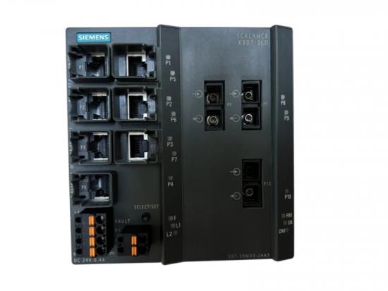 Siemens 6GK5307-3BM00-2AA3 Managed Industrial Ethernet Switch with Long-Distance Fiber