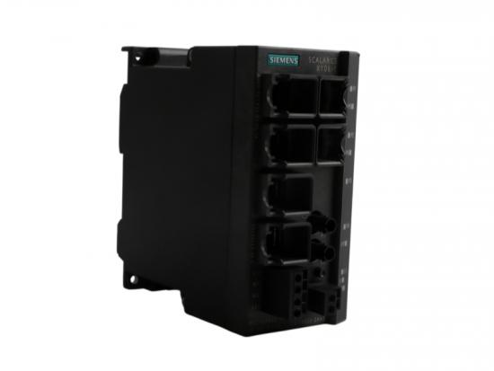 Siemens 6GK5106-1BB00-2AA3 Six-Port Copper and Multimode Fiber Network Switch