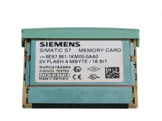 Siemens 6ES7951-1KM00-0AA0 4 MB Short-Design Flash Memory Card