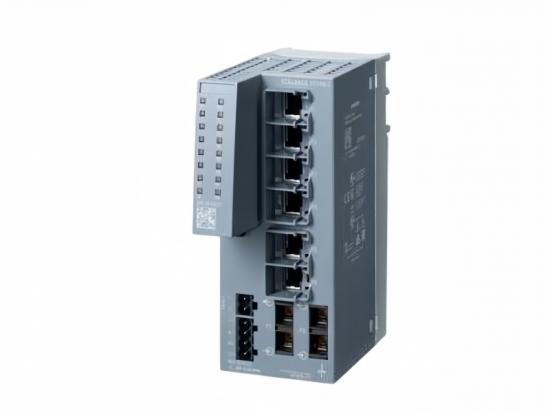 Siemens 6GK5106-2BD00-2AC2 Eight-Port Industrial Ethernet Switch with SC Fiber