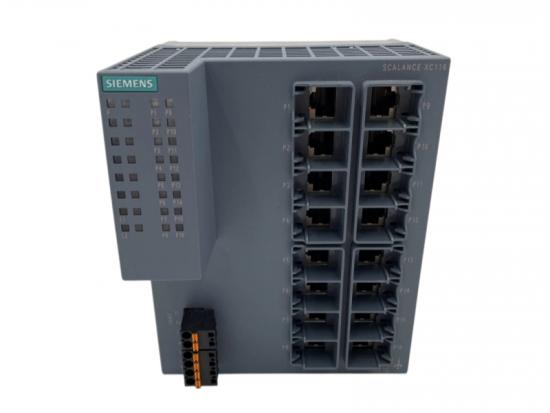 Siemens 6GK5116-0BA00-2AC2 16-Port Industrial Ethernet Network Switch