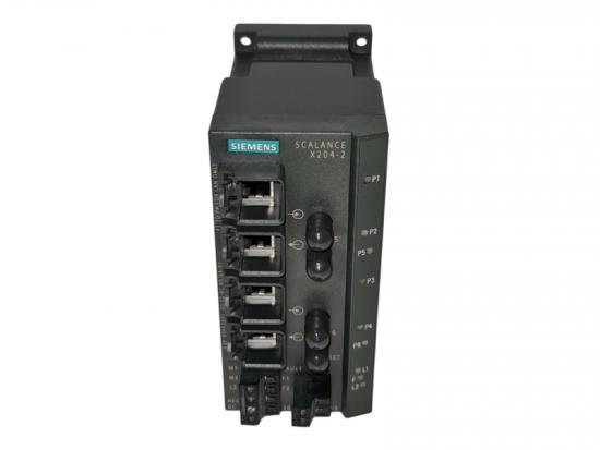 Siemens 6GK5204-2BB00-2AA3 4-Port RJ45 and 2-Port BFOC Industrial Switch