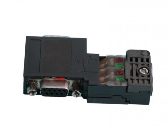 Siemens 6ES7972-0BB50-0XA0 90-degree FastConnect connector with PG socket