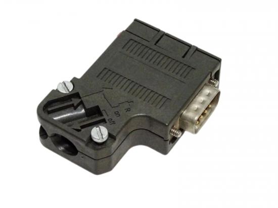 Siemens 6ES7972-0BA41-0XA0 12 Mbit/s PROFIBUS Connector with Inclined Cable Outlet