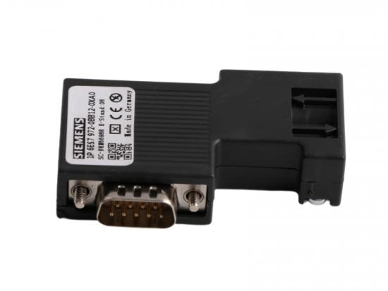 Siemens 6ES7972-0BB12-0XA0 90-Degree 12 Mbit/s PROFIBUS Connector with PG Socket