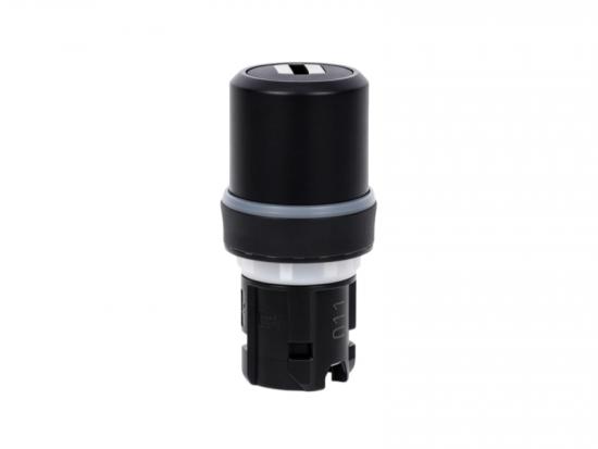 Siemens 3SU1000-5RF01-0AA0 22 mm E2 two-position latching keyswitch actuator