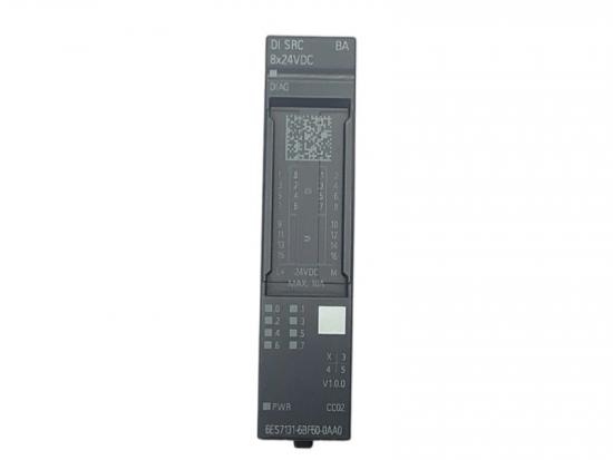 Siemens 6ES7131-6BF60-0AA0 eight-channel 24 V DC source input BA module