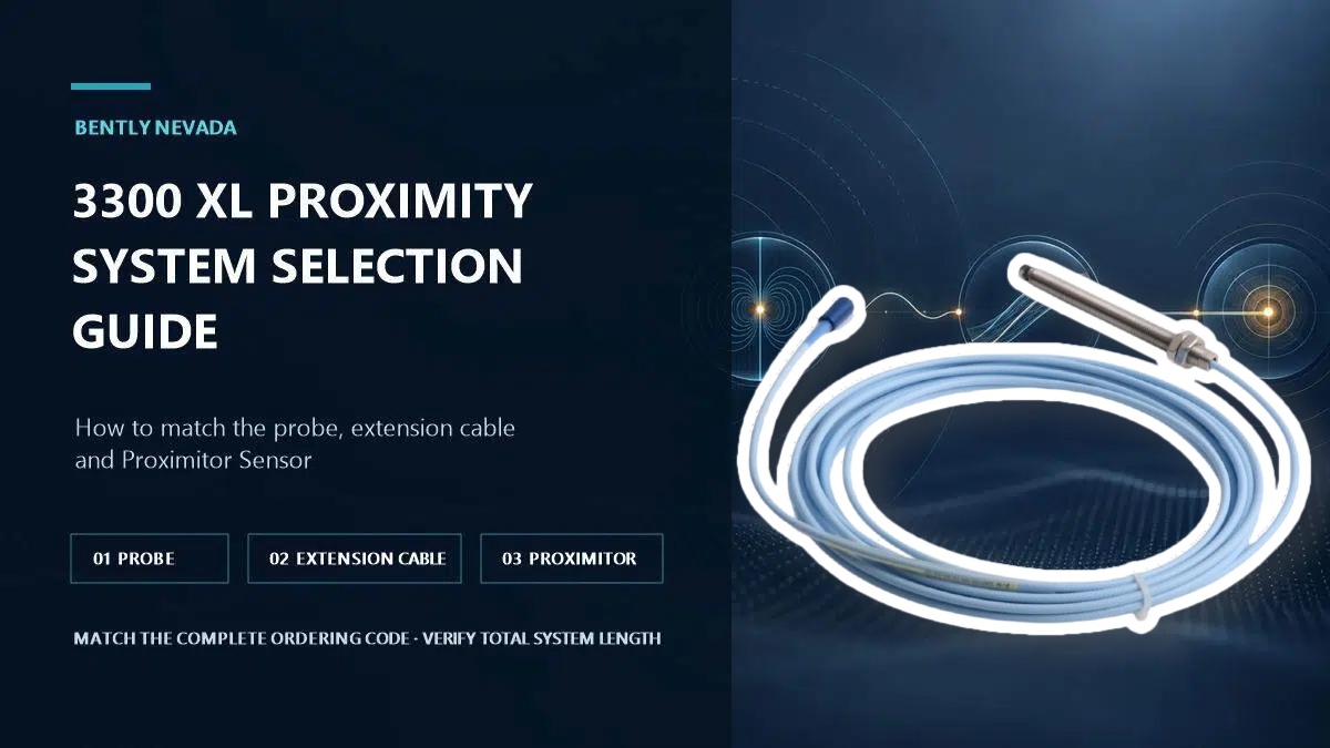 Bently Nevada 3300 XL Proximity System Selection Guide: How to Match the Probe, Extension Cable and Proximitor Sensor