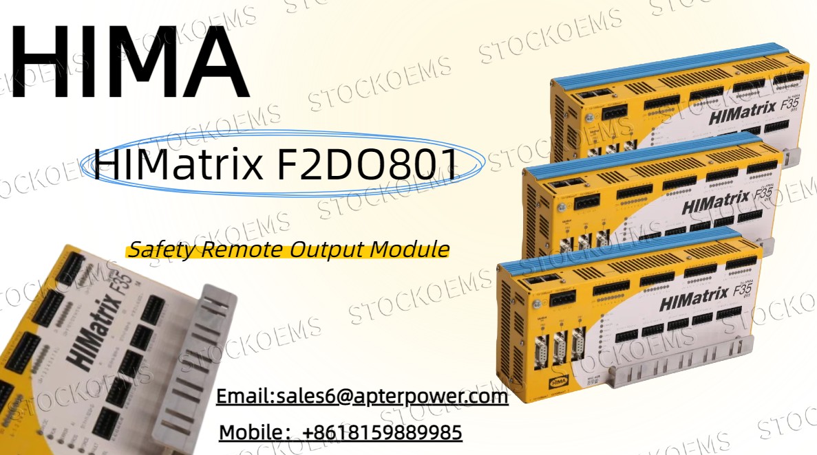 When Will HIMA HIMatrix F2DO801 Revolutionize Industrial Safety Systems?