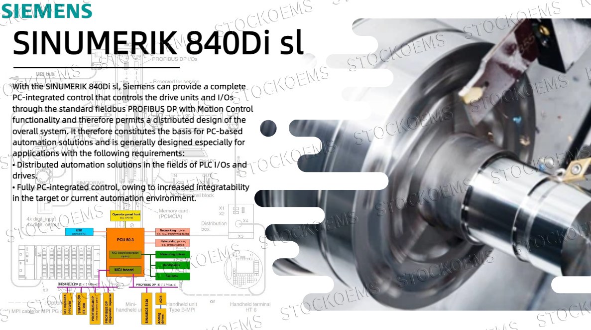 SINUMERIK 840D sl CNC System Delivers High-Performance, Modular Control for Complex Multi‑Axis Machining