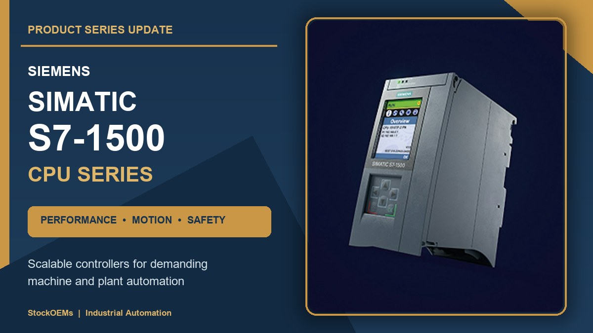 Siemens SIMATIC S7-1500 CPU Series Update