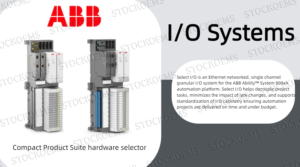 ABB Select I/O SYSTEM Decouples Project Execution and Accelerates Automation Deployment