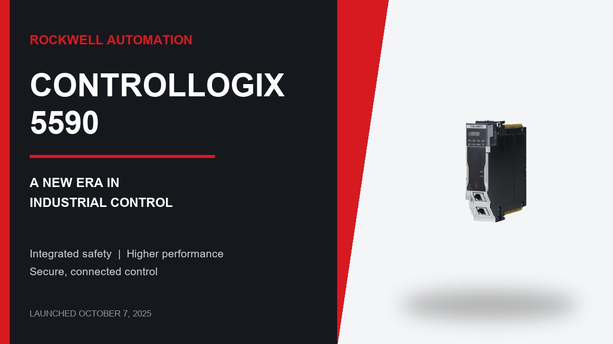 Rockwell Automation Launches the New ControlLogix 5590 Controller