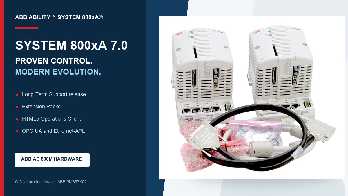 ABB Ability System 800xA 7.0 Bridges Proven Control and Modern Innovation